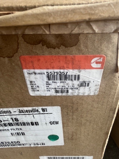 5579357 (CUMMINS) PARTICULATE FILTER KIT
