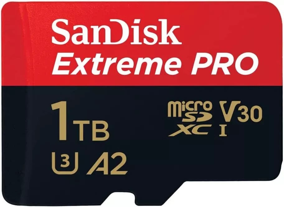 Sandisk Extreme Pro 1TB Micro SD Memory Card SDSQXCD-1T00-GN6MA