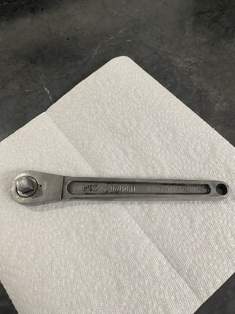 Snap On Tools 1/2 Drive No. 7 Ratchet Vintage
