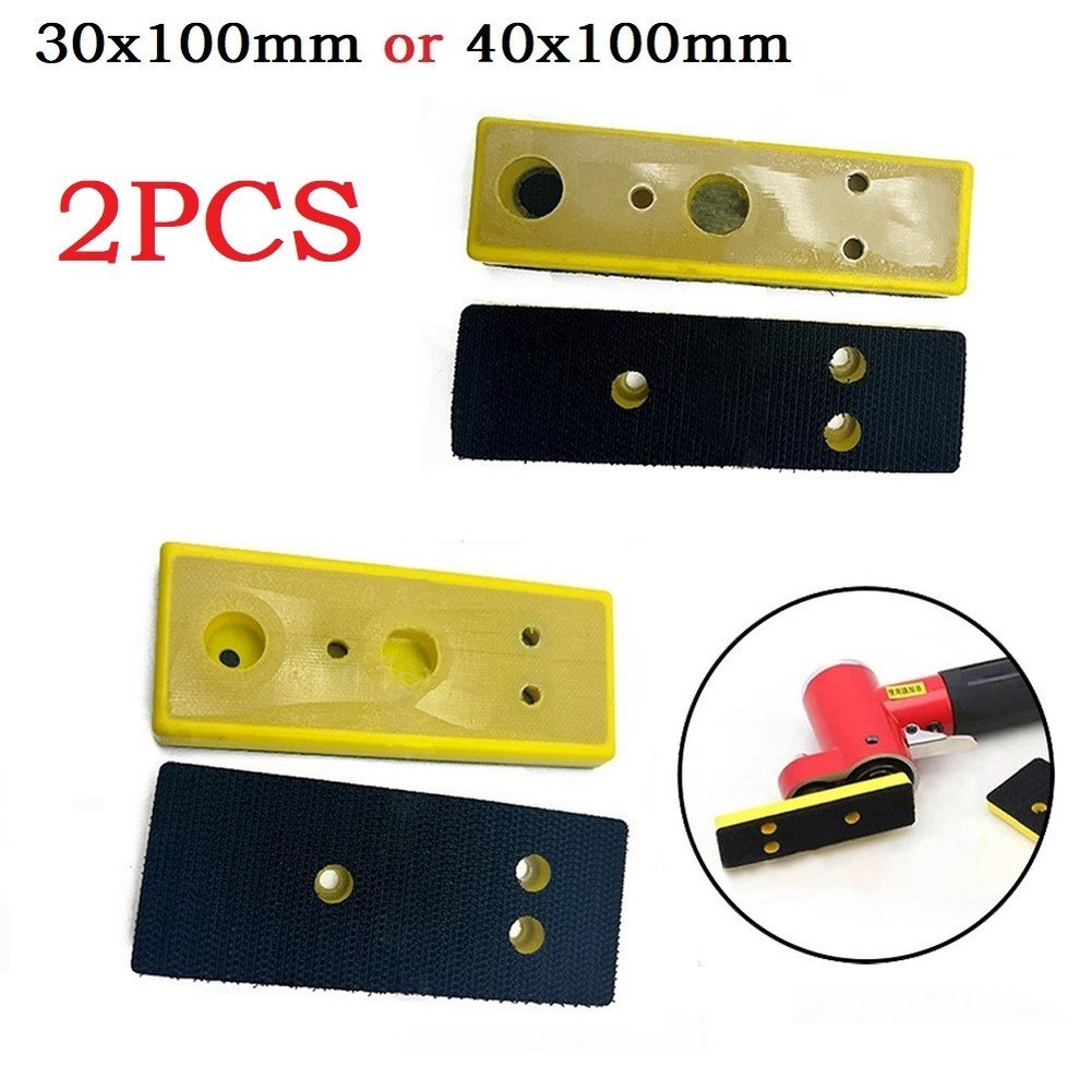 Power Tool Sanding Pad Glass Non-metal Rectangular Rubber 30*100mm 40*100mm
