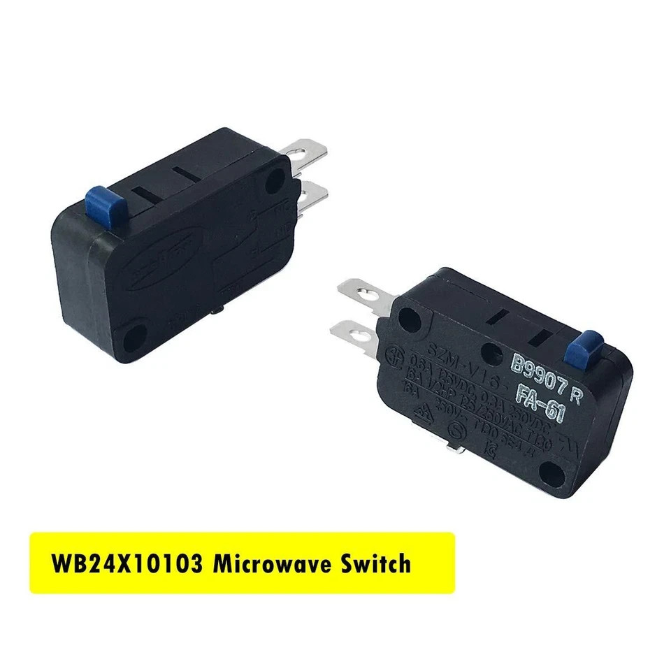 Microwave Door Switch Replacement 3-Piece Set for GE Models Reliable Performance