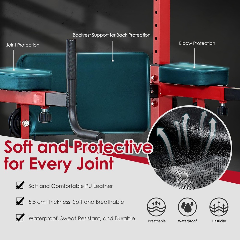 Power Tower Dip Station Pull Up Bar for Home Gym Multi-Function Adjustable He...