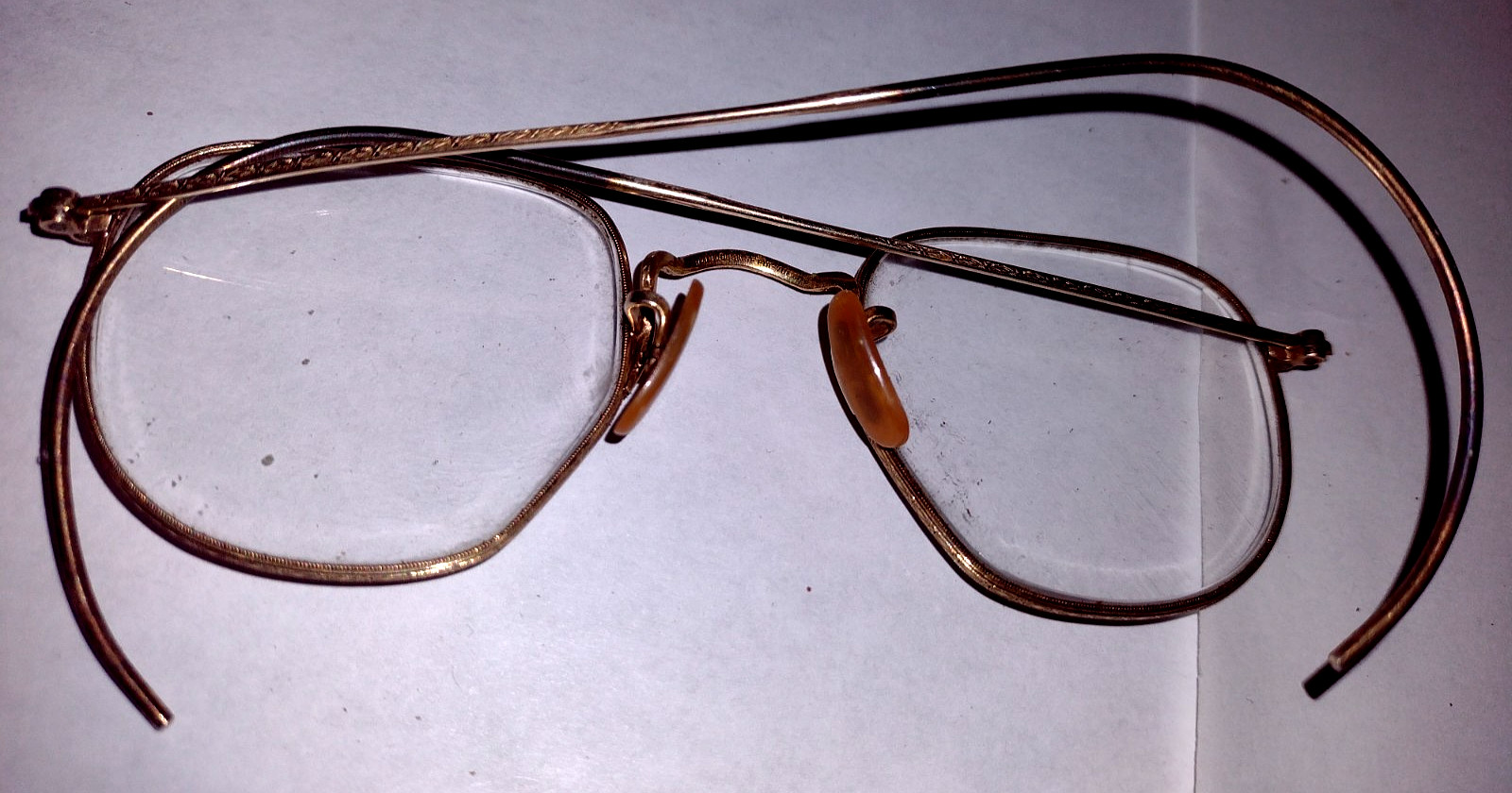 Vintage B&L Bausch Lomb 1/10 12K GF Gold Filled FUL-VUE Eyeglasses Frames Only