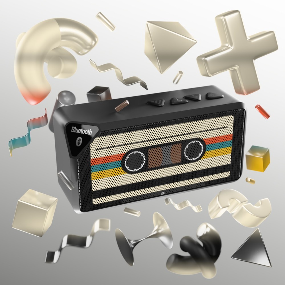 Cassette Tape Bluetooth Speaker