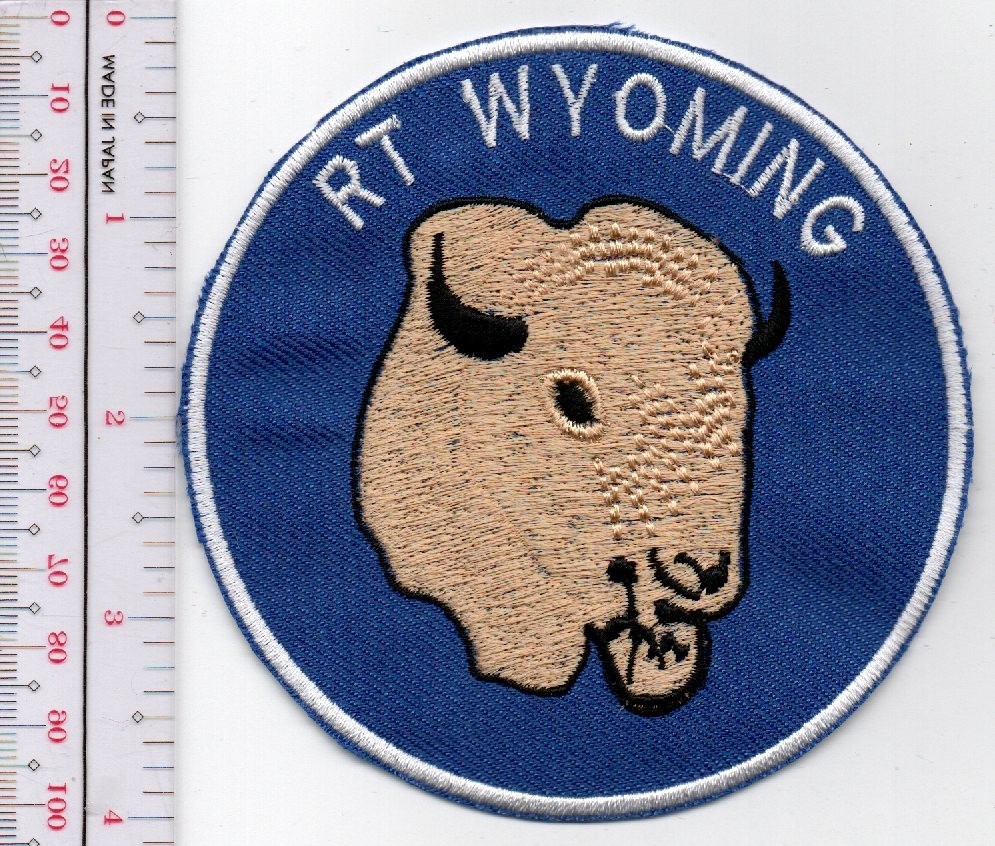 US Army Recon Rt Wyoming Patch NO TARIFF