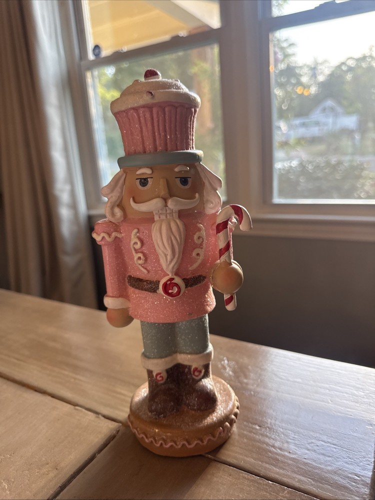 Pink Christmas Candy Nutcracker