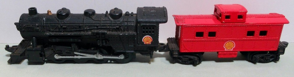 Fletcher-Barnhart & White Shell Locomotive & Caboose