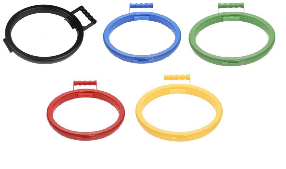 HANDY HOOP RING SACK BIN REFUSE GARBAGE BAG HOLDER PLASTIC WITH HANDLE