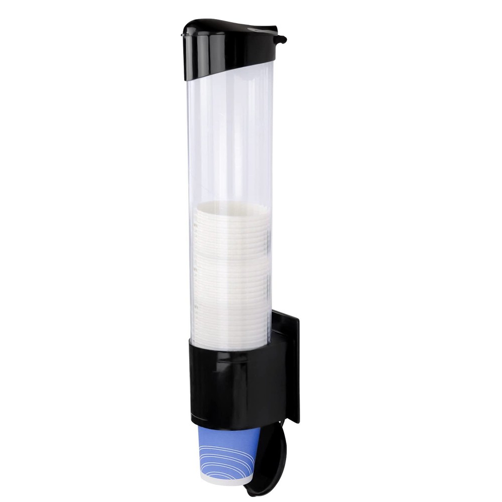 Cup Dispenser, Water Cooler Pull Type Cup Holder Fits 5oz - 7oz Cone or Flat