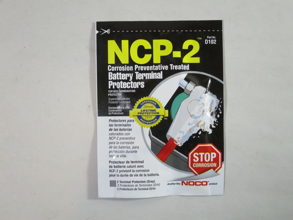 Noco NCP-2 Top Battery Terminal Protectors 2-Pack Corrosion Preventative Treated