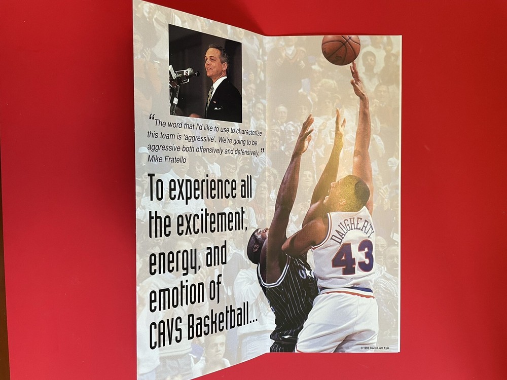 1993-94 Cleveland Cavaliers Ticket Program