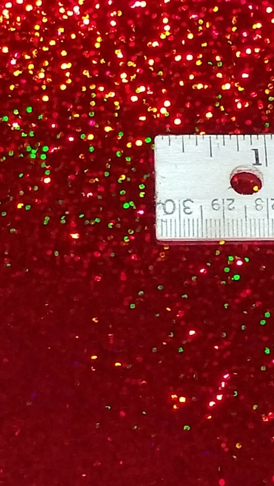 Cherry Red Sequins Sign Vinyl 24" x 30ft