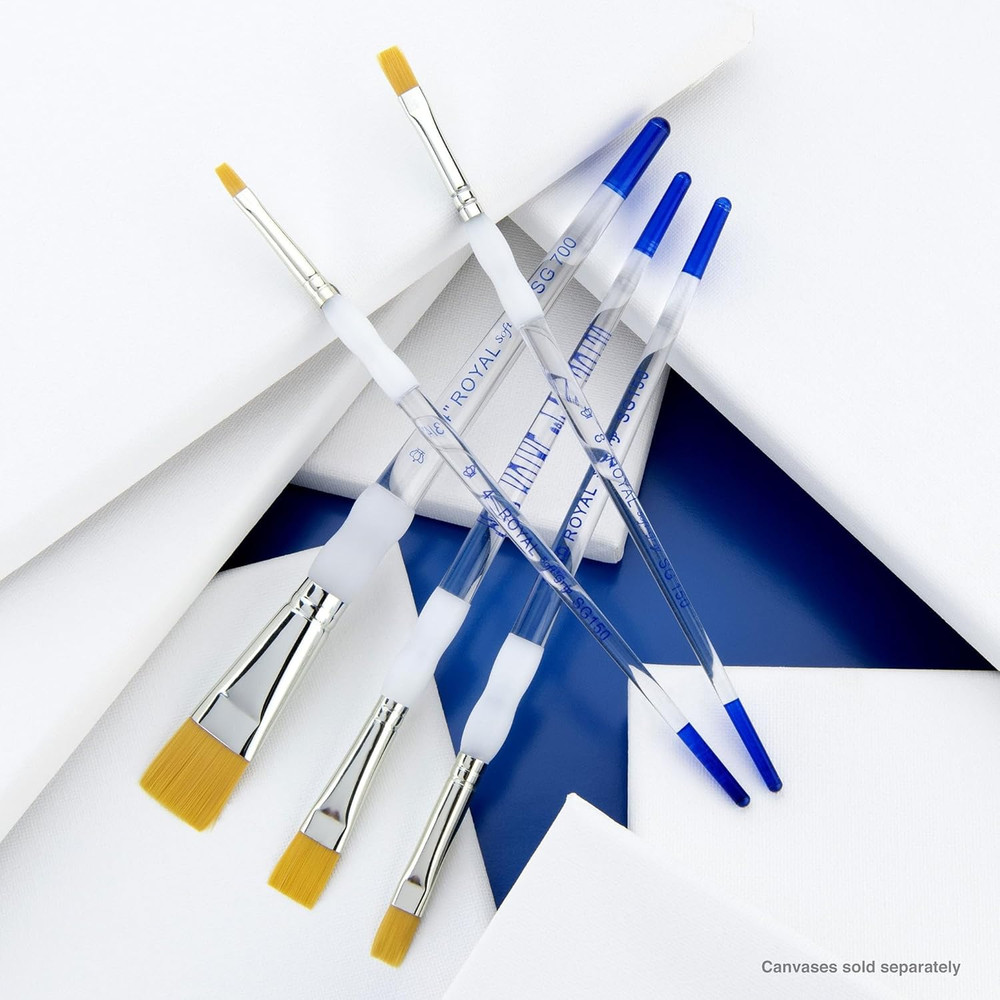 SG-304 5 Piece Flat Brush Set