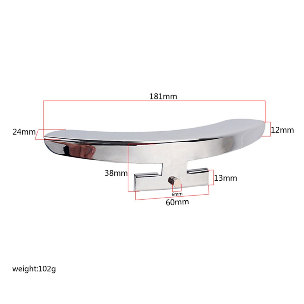 Single Leg Armrest Banjo Chrome Protector Accessory Strap Hardware