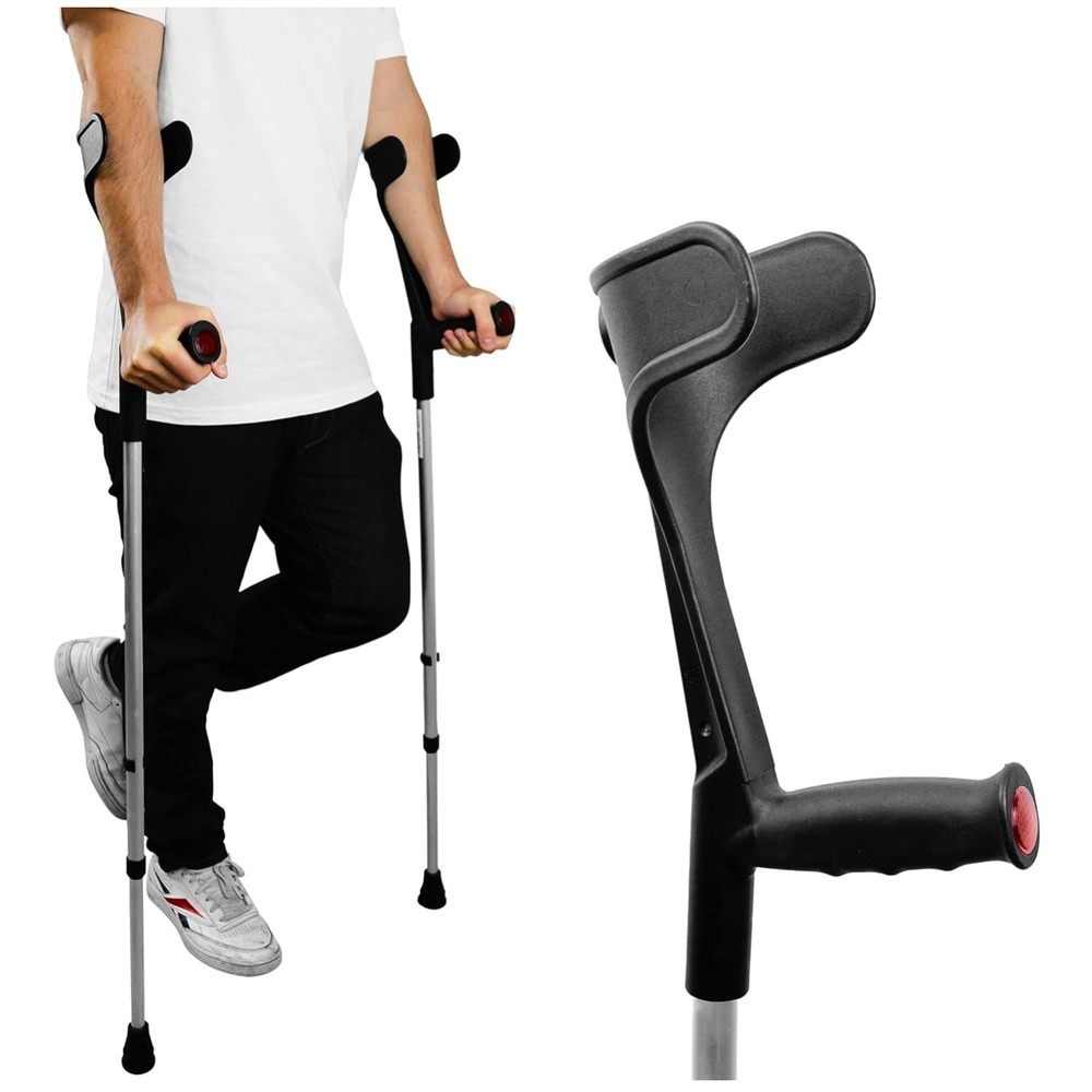 Mobility Aid: Lightweight Forearm Crutches x2