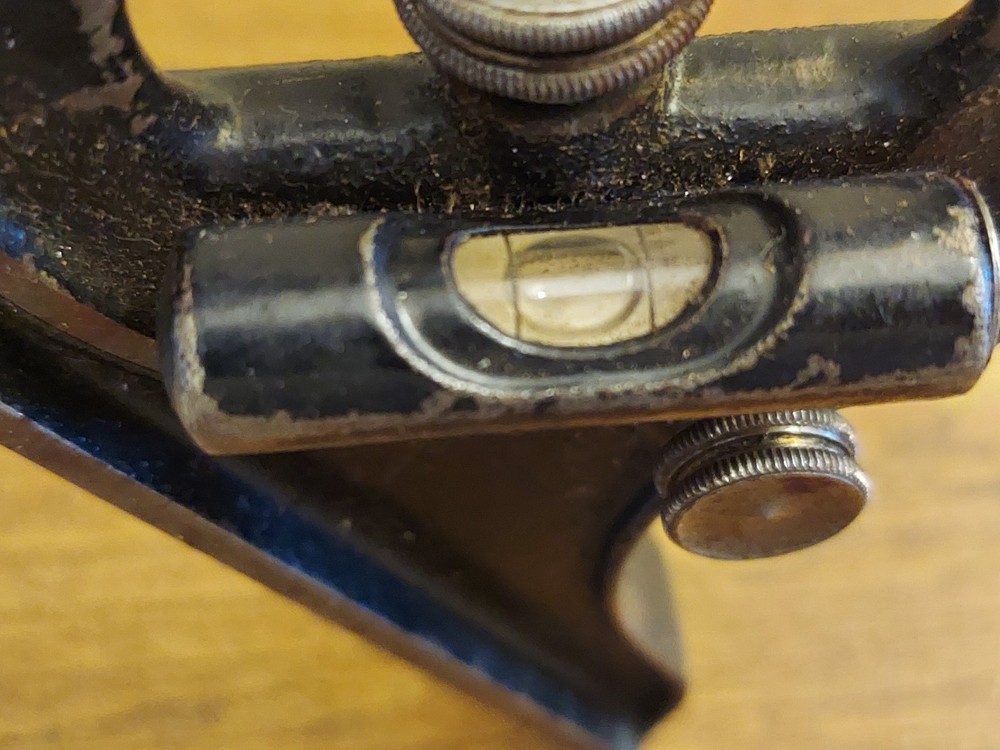 Vtg Starrett Combination Square w/ No. 490 Protractor + Center Head