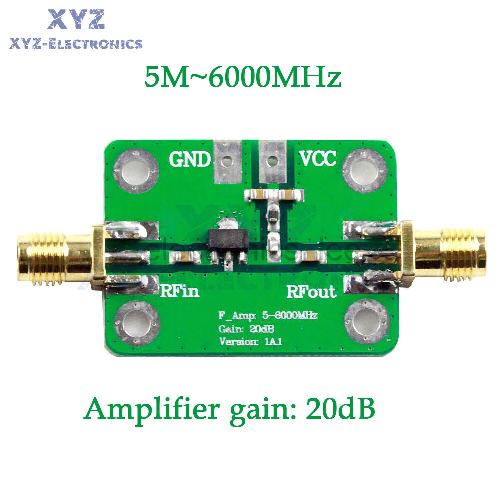 5M-6GHz RF Ultra-Wideband Medium Power Amplifier Module Converter +20dB Module