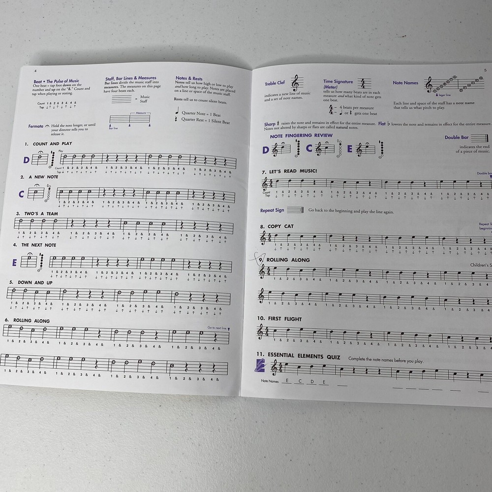 Hal Leonard Essential Elements Book 1 E Flat Alto Saxophone sheet music how to