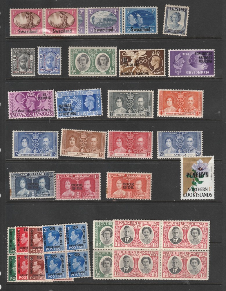 British Colonies MH-MNH(80%)