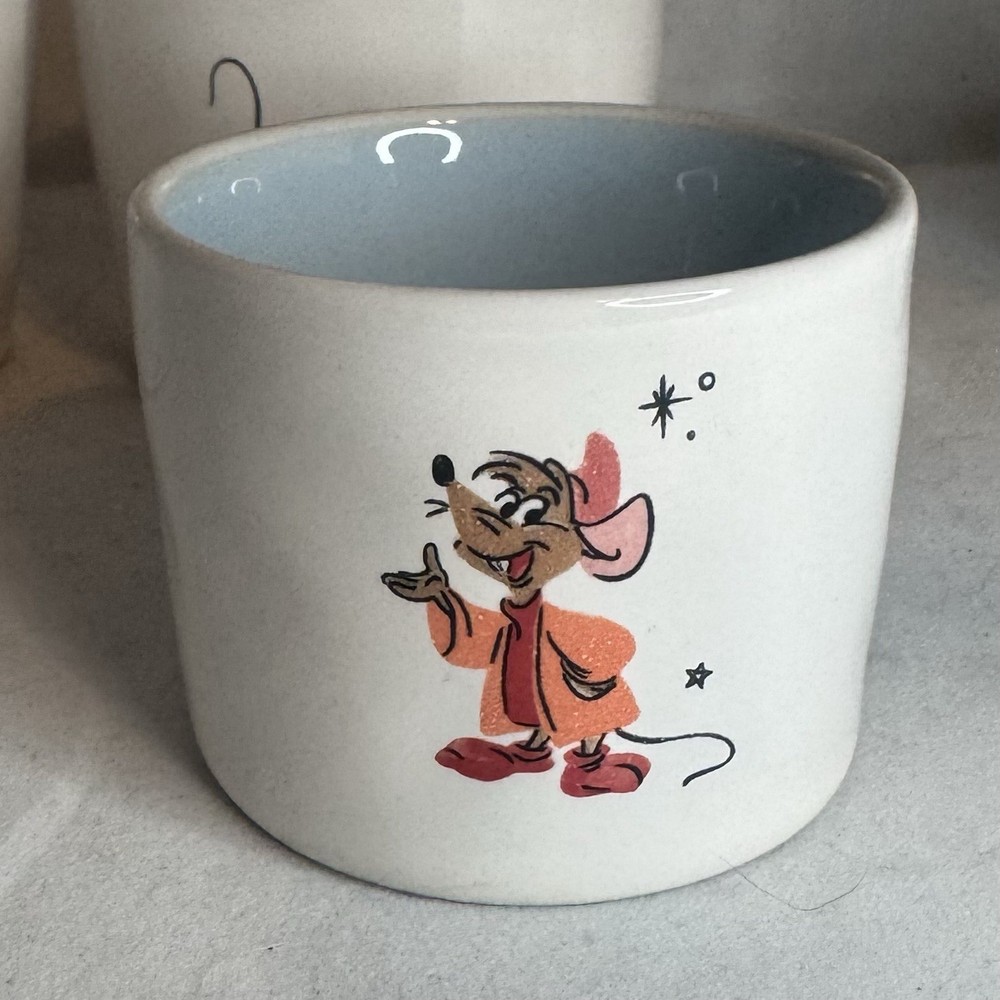 Rae Dunn Disney Princess Cinderella Ceramic Nesting Measuring Cup Set