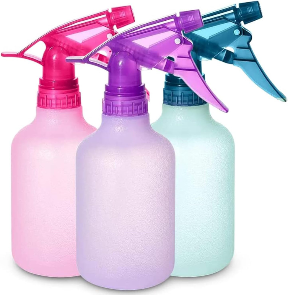 Refillable Stream and Spray Colored Squirt Bottles - 12Oz Refillable Mister Bott