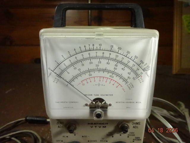 heathkit vacuum tube voltmeter im-18