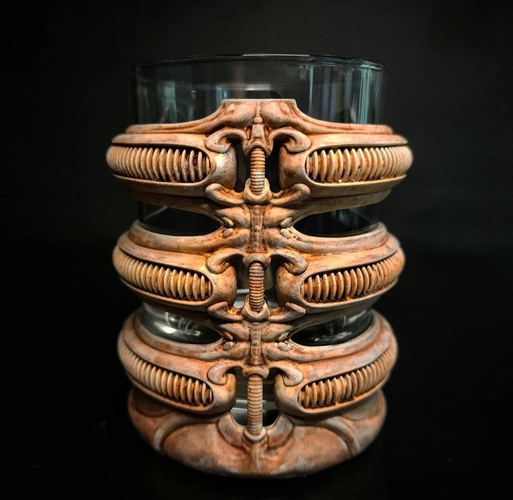 H R Giger Style Engineer Mug