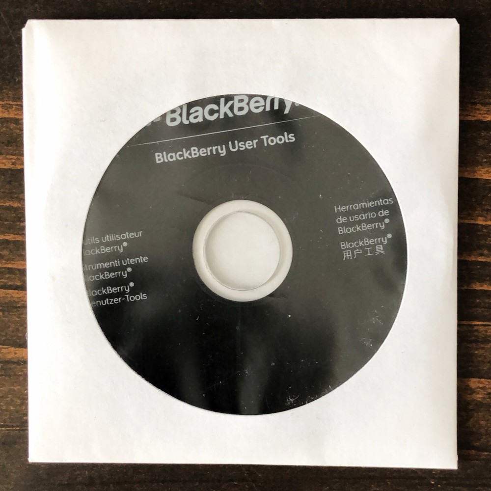 Blackberry - User Tools CD Disc Software 2006