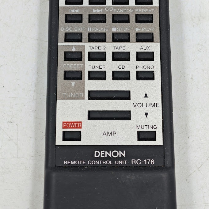 Denon RC-176 Remote Control - Working, No Accessories