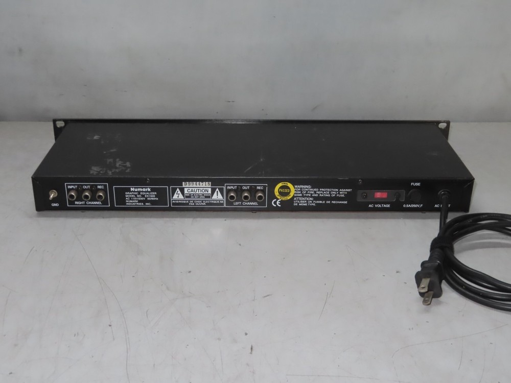Numark Graphic Equalizer EX1500