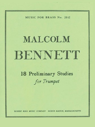 18 Preliminary Studies (trumpet Solo)