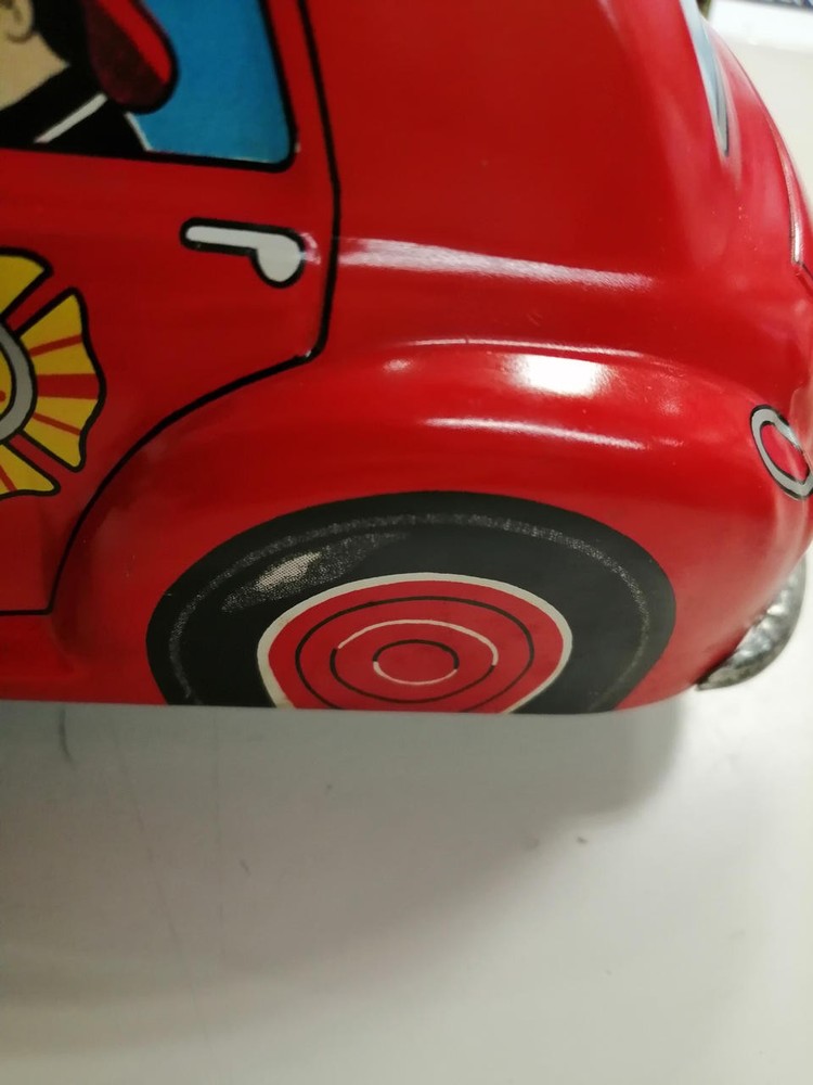 Okayasu Comic Fire Engine Tinplate