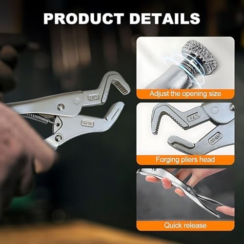 Welding Locking Pliers Versatile Vice Grip Clamp Tool for Workshop Repair