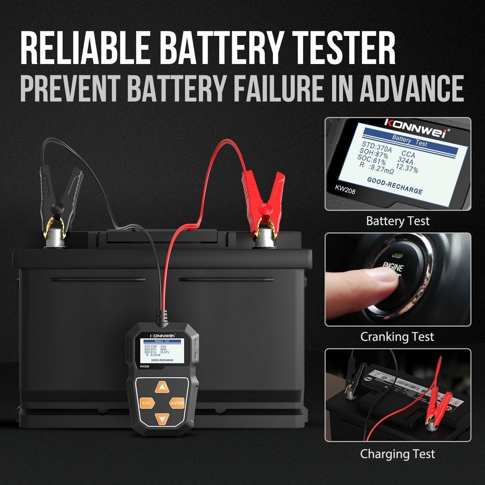 High-Performance Battery Analyzer for 12V Systems with and Certification