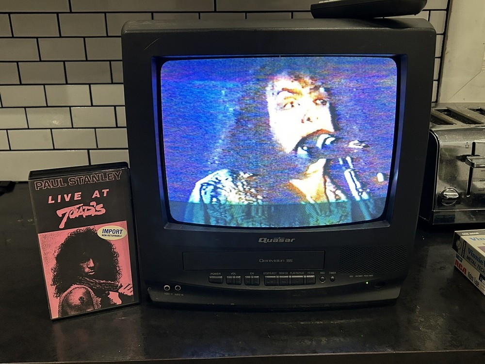 PAUL STANLEY SOLO TOUR NEW HAVEN CT. 3/12/89 VHS Live At Toad’s RARE