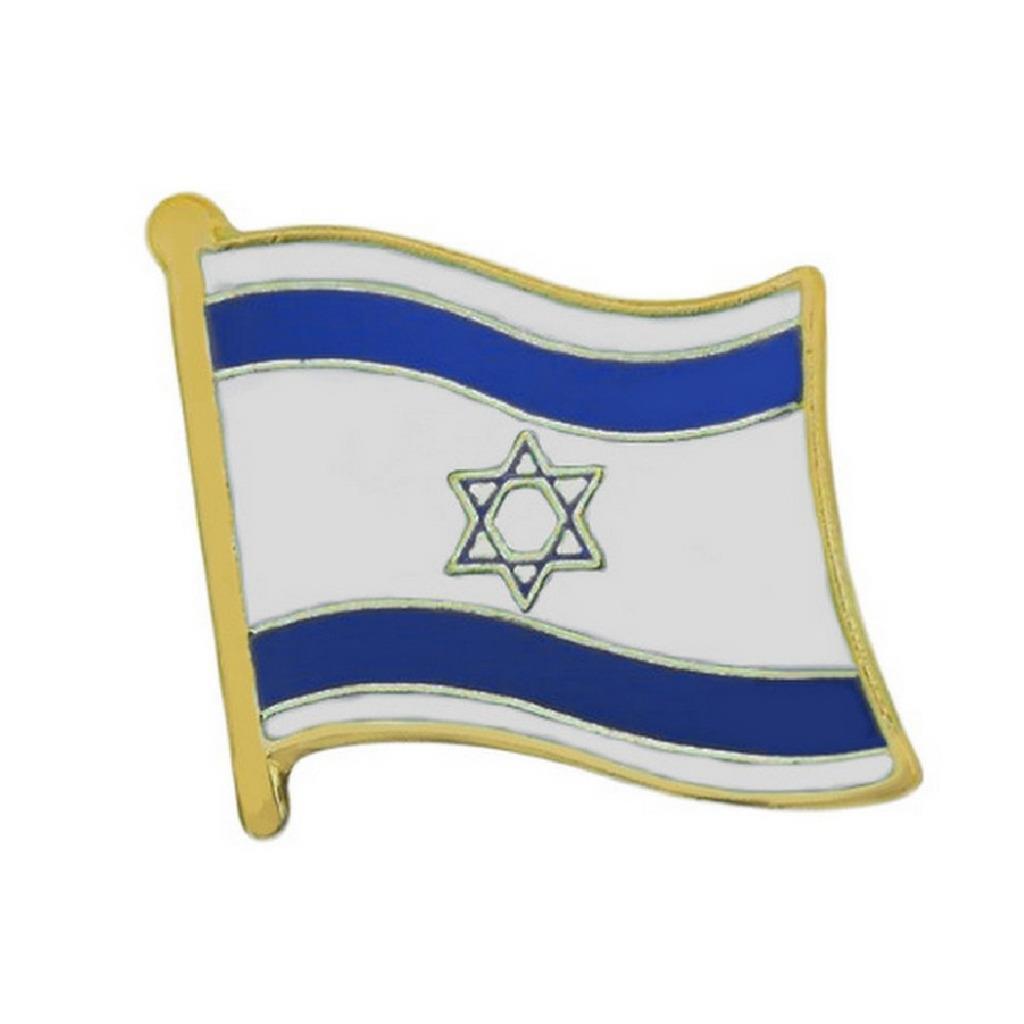 Israel Flag Pin 0.5 Inch Israeli National Pride Lapel Badge