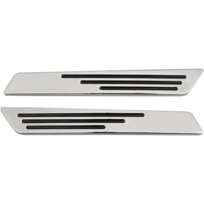 Harley Davidson Chrome Saddlebag Latch Inserts 2014-2019 FLHT FLHR FLHX FLTRX