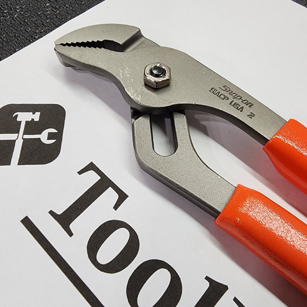 Snap-on Tools NEW ORANGE 9" Adjustable Joint Interlocking Channel Pliers 91ACP