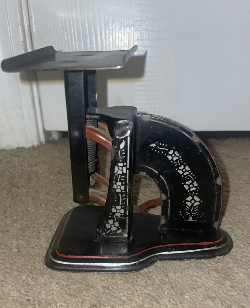 The GEM Postal Scale Gold Stenciling Adjustable Antique
