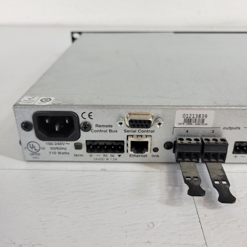 Biamp Audia Solo Audio Processor 12 x 4 Multi Channel Distribution Wall Rack