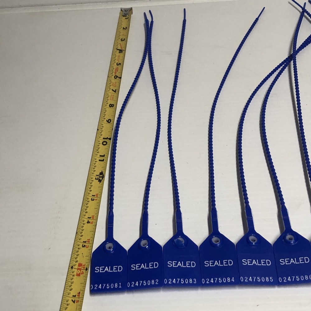 1000- Pull-Tight Security Seals Numbered (C3AFL)