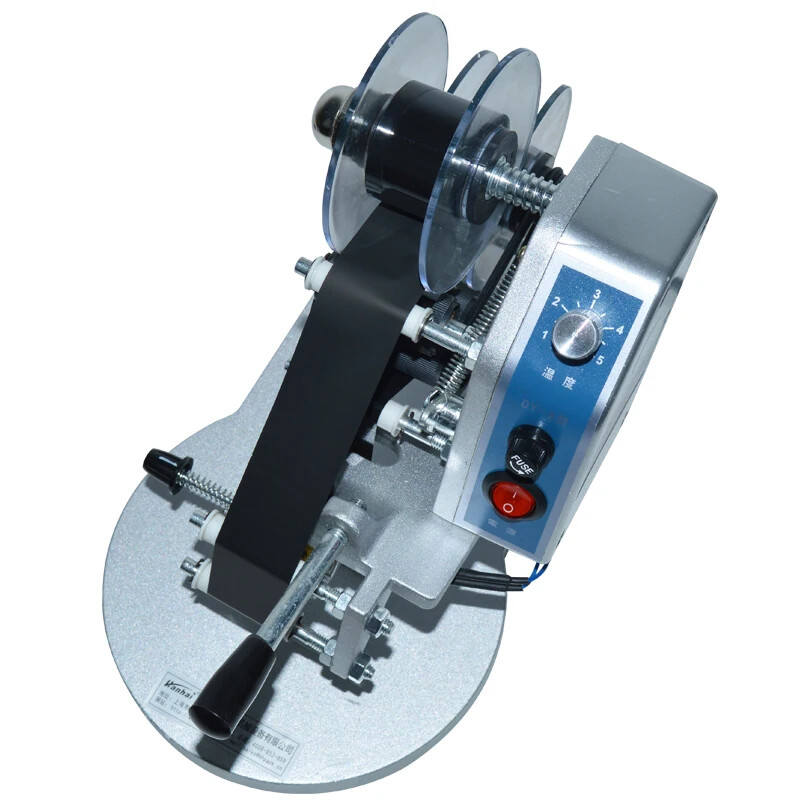DY-8 Manual Ribbon Coding Machine Direct Heat Type Label Production Date