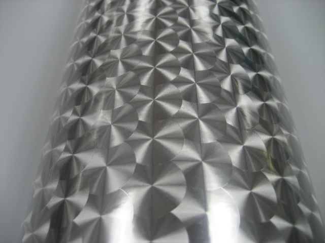 Silver Large Engine Turn Sign Plotter Cutter Vinyl