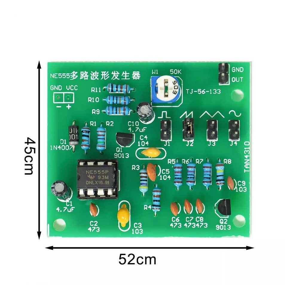NE555 Waveform Generator Kit for DIY Electronics Projects and Learning