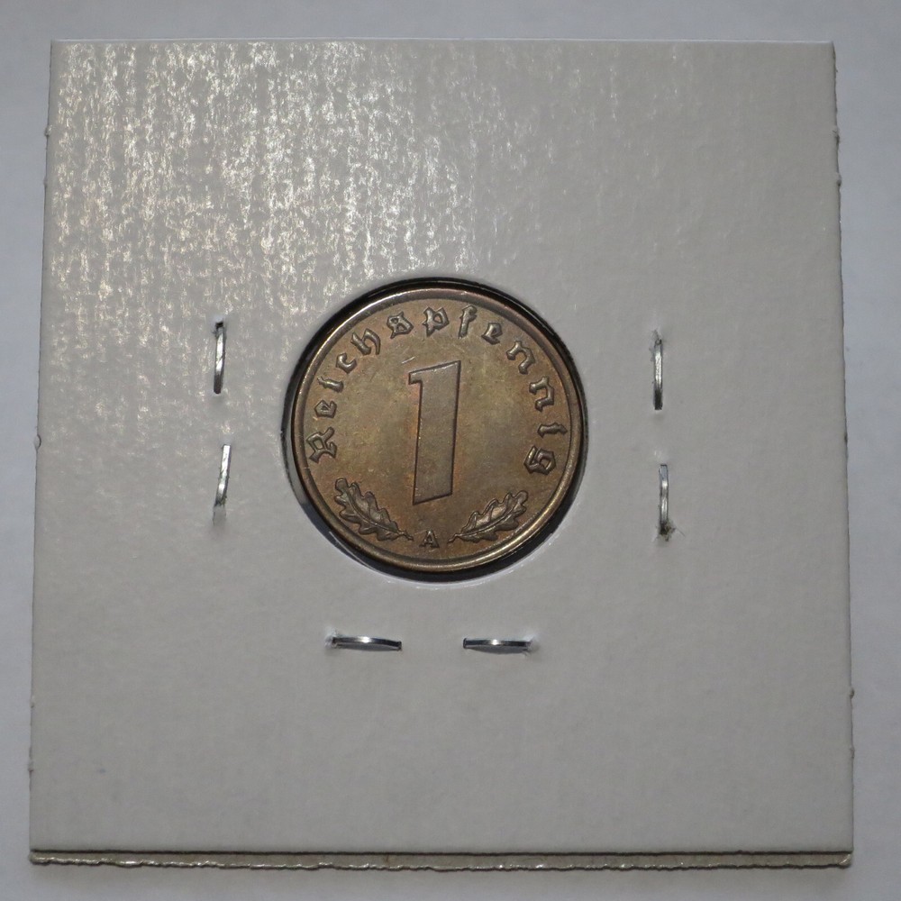 Germany 1938 A 1 Reichspfennig, KM#89, UNC