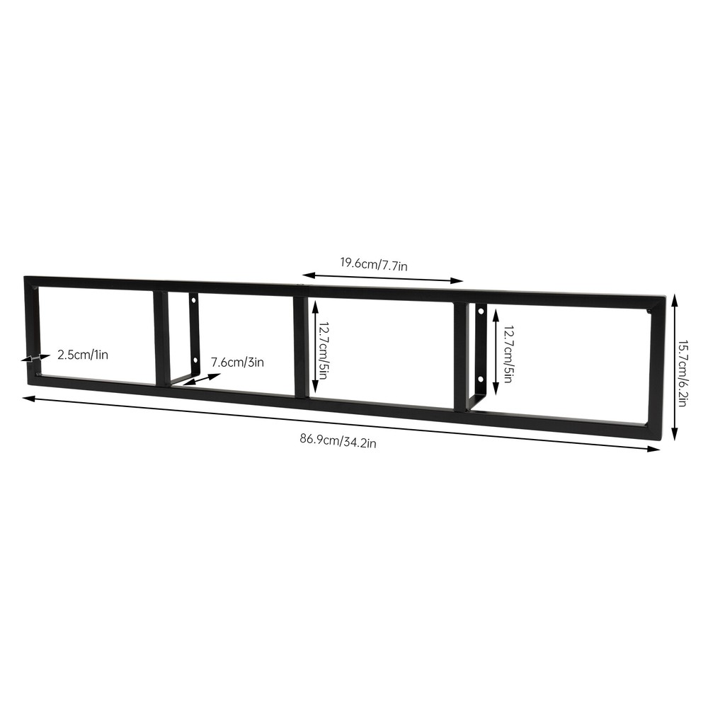 3*Stand Organizer CD Wall Mount Rack DVD Holder Media Storage Disk Case Display