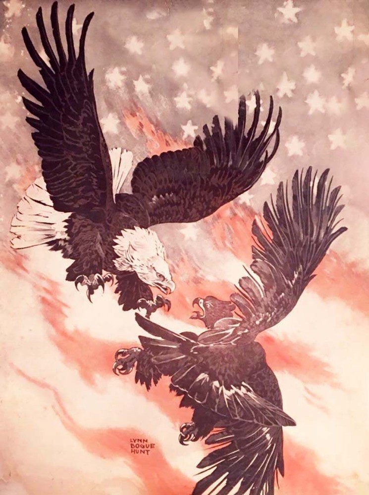 Eagle with Hawk but Lynn Bogue Hunt