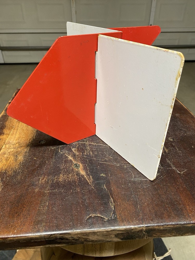 Original Railroad Switch Stand Target ( Metal )
