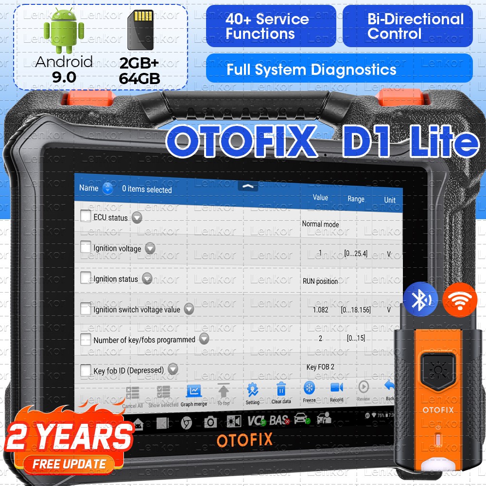 2025 OTOFIX D1 Lite Car Bidirectional Scanner Auto Full System Diagnostic Tool