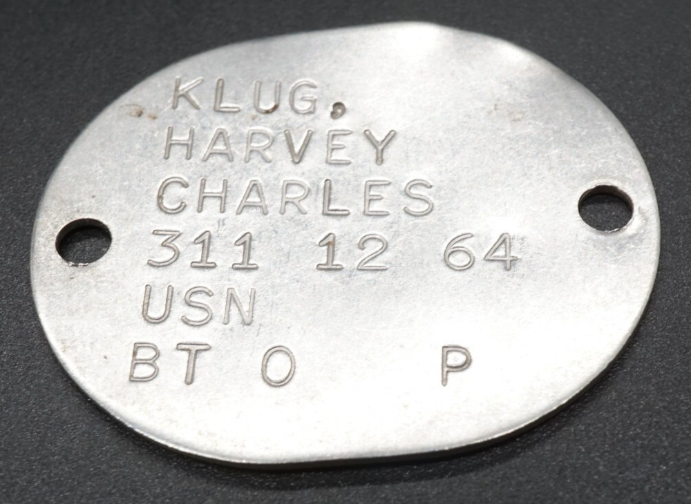 WWII Navy Dog Tag PROTESTANT RELIGION